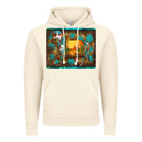 Vintage Artic western horse sunset turquoise's gemstones mousepad Vintage Hoodie - BarkalooDesign
