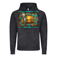 Vintage Black western horse sunset turquoise's gemstones mousepad Vintage Hoodie - BarkalooDesign
