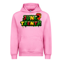 Fuchsia Pink Juneteenth Urban Hoodie - FaDigitalArtStudio