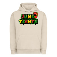 Pigment French Oak Juneteenth Urban Hoodie - FaDigitalArtStudio