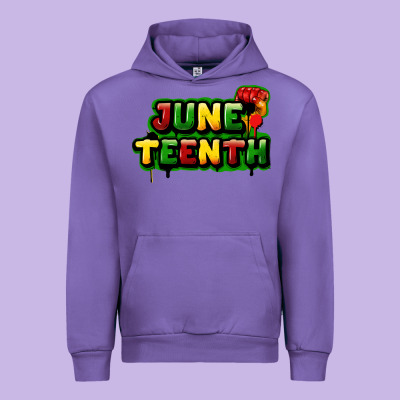 Juneteenth Urban Hoodie Designed By Fadigitalartstudio