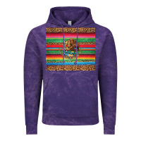 Cloud Purple serape leopard mexican Vintage Hoodie - Jasminsmagicworld