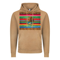 Vintage Camel serape leopard mexican Vintage Hoodie - Jasminsmagicworld