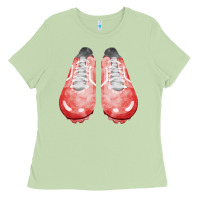 Matcha red cleats fa element 3 Ladies Tee - FaDigitalArtStudio
