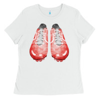 White red cleats fa element 3 Ladies Tee - FaDigitalArtStudio