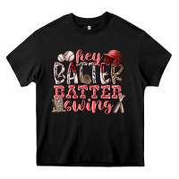 Black hey batter batter swing Heavy Core Tee - RacoonDesign