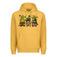 Mustard Army Gnomes 4th of july Premium Hoodie - HowdyJamesFarm