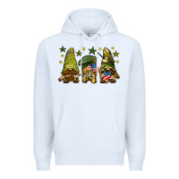 White Army Gnomes 4th of july Premium Hoodie - HowdyJamesFarm