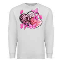 Dove Grey Cancer hearts Cancer Awaneress Premium Sweatshirt - HowdyJamesFarm