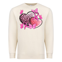 Sandshell Cancer hearts Cancer Awaneress Premium Sweatshirt - HowdyJamesFarm