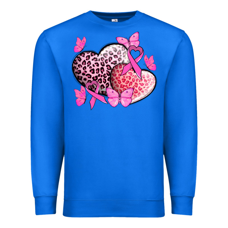 Cancer Hearts Cancer Awaneress Premium Sweatshirt by HowdyJamesFarm | Teevron