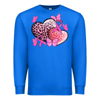 True Royal Cancer hearts Cancer Awaneress Premium Sweatshirt - HowdyJamesFarm