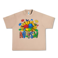 Burro austism sunflower Urban Heavy Tee - MaliasSmallBusiness