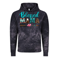Cloud Black blessed mama serape cowhide turquoise Vintage Hoodie - Jasminsmagicworld