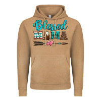 Vintage Camel blessed mama serape cowhide turquoise Vintage Hoodie - Jasminsmagicworld