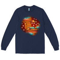 Navy fall patch Long Sleeve Tee - JahusDesignShop