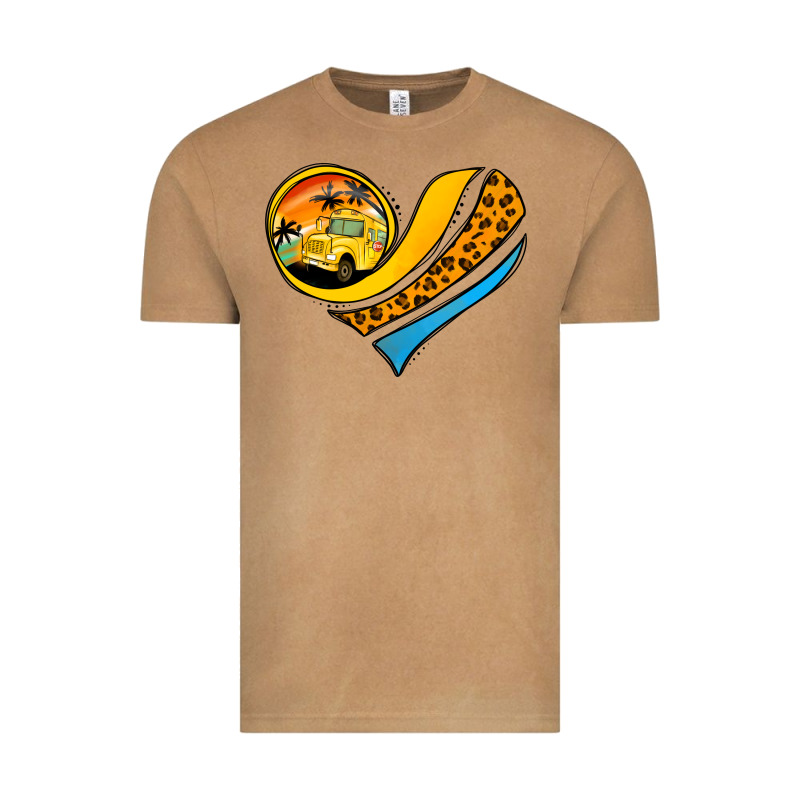 School Bus Heart Vintage Tee by Jasminsmagicworld | Teevron