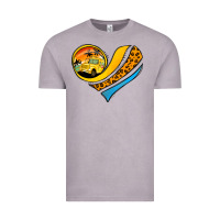 Vintage Zinc school bus heart Vintage Tee - Jasminsmagicworld