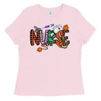 Bubblegum Pink nurse halloween Ladies Tee - CowhideDigitalArt