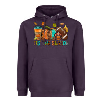 Plum Tis' the season Fall Heavyweight Hoodie - NancyCooperArtShop