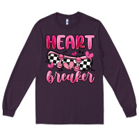 Plum heart breaker Long Sleeve Tee - MaliasSmallBusiness