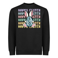 Black happy easter Heavyweight Sweatshirt - MaliasSmallBusiness
