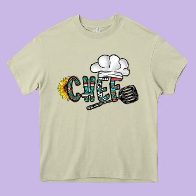 Chef Heavy Core Tee Designed By Cowhidedigitalart