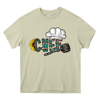 Mossy chef Heavy Core Tee - CowhideDigitalArt