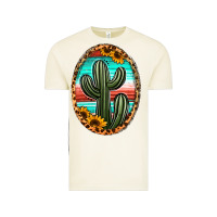Vintage Arctic serape and sunflower cactus Vintage Tee - Jasminsmagicworld