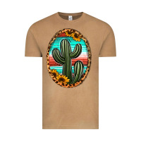 Vintage Camel serape and sunflower cactus Vintage Tee - Jasminsmagicworld