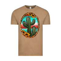 Serape And Sunflower Cactus Vintage Tee | Teevron