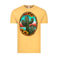 Vintage Mustard serape and sunflower cactus Vintage Tee - Jasminsmagicworld