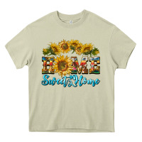 Mossy home sweet home sunflower Heavy Core Tee - BarkalooDesign