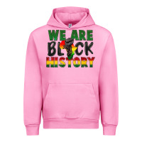 Fuchsia Pink We are black history Urban Hoodie - FaDigitalArtStudio