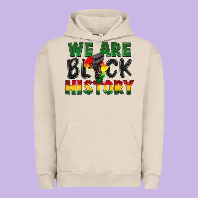 We Are Black History Urban Hoodie Designed By Fadigitalartstudio