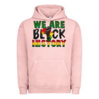 Pigment Salmon We are black history Urban Hoodie - FaDigitalArtStudio