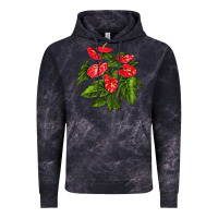 Cloud Black anthurium Vintage Hoodie - LillyAllenDesigns