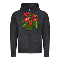 Vintage Arctic anthurium Vintage Hoodie - LillyAllenDesigns