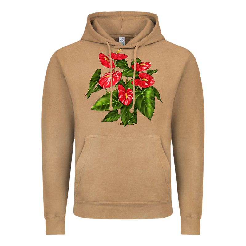 Anthurium Vintage Hoodie by LillyAllenDesigns | Teevron