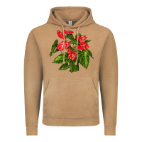 Vintage Camel anthurium Vintage Hoodie - LillyAllenDesigns
