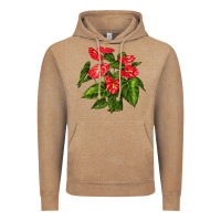 Vintage Coffee anthurium Vintage Hoodie - LillyAllenDesigns