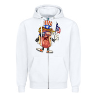 4th Of July Hot Dog Zipper Hoodie | Teevron