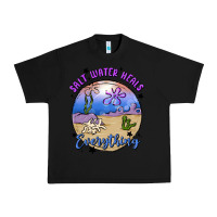 Black salt water heals everything Urban Heavy Tee - MaliasSmallBusiness