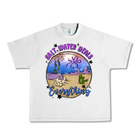 Lunar Rock salt water heals everything Urban Heavy Tee - MaliasSmallBusiness