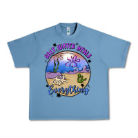 Pebble Blue salt water heals everything Urban Heavy Tee - MaliasSmallBusiness