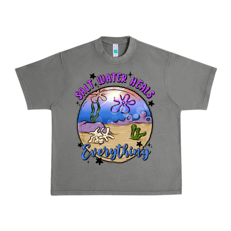 Salt Water Heals Everything Urban Heavy Tee by MaliasSmallBusiness | Teevron