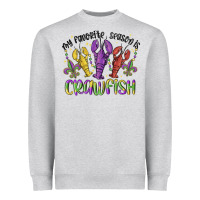 Heather Grey my favorite season is crawfish Heavyweight Sweatshirt - MaliasSmallBusiness