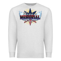 Oatmeal Heather happy memorial day Premium Sweatshirt - HowdyJamesFarm