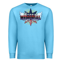 Ocean Blue happy memorial day Premium Sweatshirt - HowdyJamesFarm
