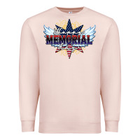 Pale Pink happy memorial day Premium Sweatshirt - HowdyJamesFarm